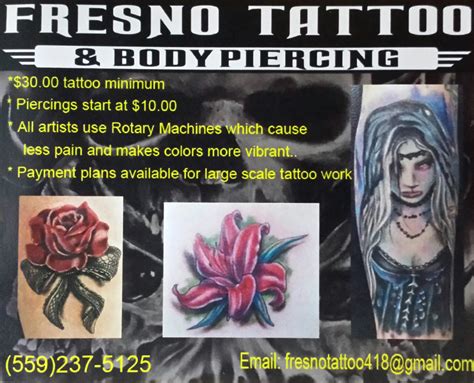 fresno tattoo and body piercing.